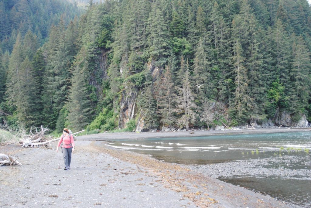 Featured Personal Trainer Sylvia Hiking In Alaska