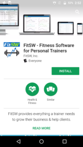 The FitSW Android App is now on the Google Play Store. Try it today.