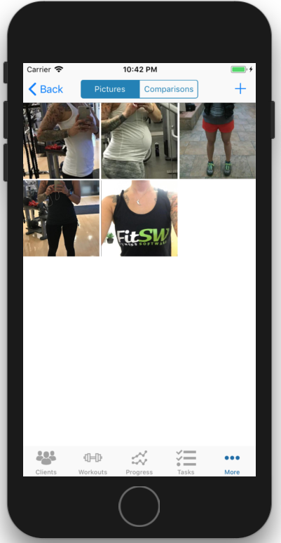Fitness Progress Photo Comparison Picture Library