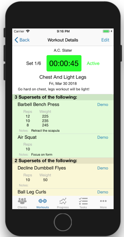Interval Timer App Personal Trainers Active