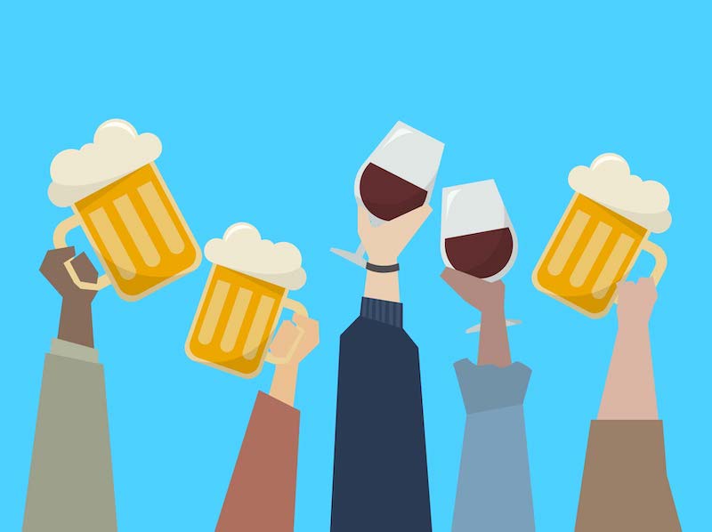 How does alcohol affect a diet?