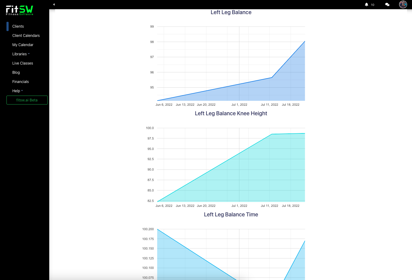 New Exercise Motion AI Metric Integration